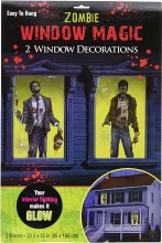 Zombie Window Magic Decor ~ 2 Pieces