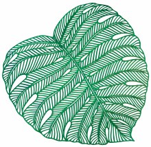 Banana Leaf Vinyl Placemat