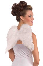 Wings Feathered Small White
