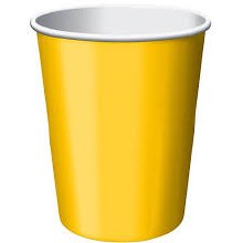 Yellow Sunshine 9oz Hot/Cold Cups 20ct