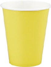 Lt Yellow 9oz Hot/Cold Cups 20ct