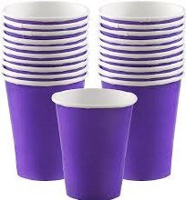Purple 9oz Hot/Cold Cups 20ct