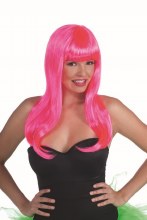 Wig Sassy Neon Ht Pink