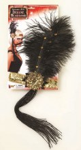 Headband Flapper Black/Gold