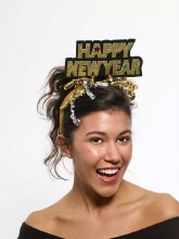 Headband Gold HNY