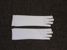 White Nylon Gloves Child Size