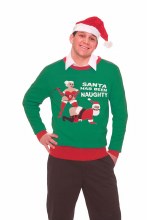 Sweater Naughty Santa XL