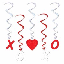 Valentine Whirls Hanging Deco