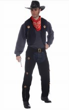 Cowboy Vest & Chaps Set Adult