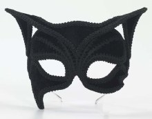 Mask Cat Blk Glasses Earpieces