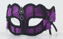 Mask Half Lace Purp/Blk