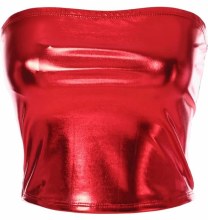 Liquid Metal Bandeau Red Large