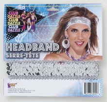 Headband Sequin Silver