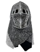 Mask Knight Silver Mesh