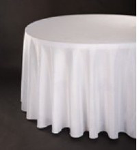Tablecloth Round White