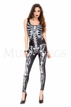 Skeleton Bodysuit 3D M/L