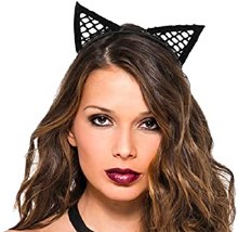 Fishnet Cat Headband