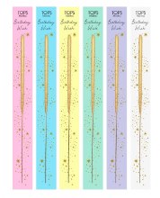 Single Wish BDay Gold Sparkler