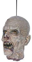 Hanging Latex Zombie Head