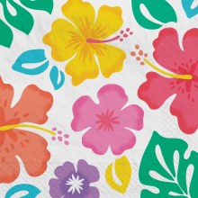 Summer Hibiscus Luncheon Napkins