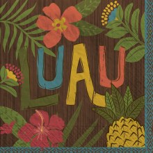Napkins LN Tiki Face 100pk