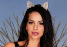 Rhnestone Cat Ear Headband