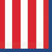 Red, White, & Blue Lunch Napkins 16ct