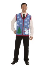 Vest Christmas Snow Lg