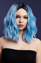 Wig Cara Baby Blue Ombre