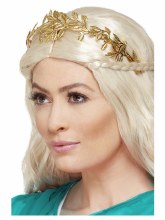 Grecian Leaf Headband Gold