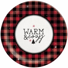 Plates Warm n Cozy 7" pk