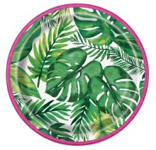 Palm Tropical 7" Plate 8ct