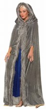 Cape Grey Faux Fur Trim