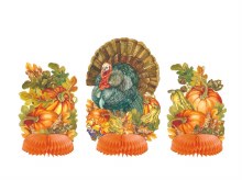 Thanksgiving Honeycomb Decor