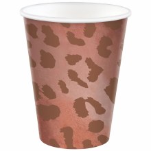 Rose Gold Leopard H/C Cups