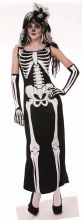 Skeleton Long Dress One Size