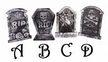 Tombstone Asst 4 Style