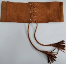 Belt Cinch Leatherlike Brown