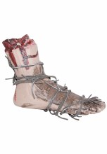 Bloody Foot w/ Barbed Wire
