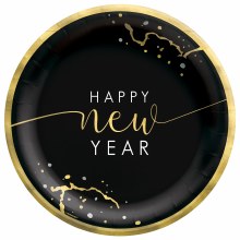 Hello NYE 6.75" Round Plates