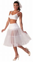 CRINOLINE 50's White