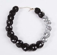 Choker Disco Ball Silver