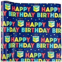 Gift Wrap Peppy HBD