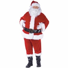 Santa Suit Velour Standard Size