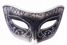 Mask Eye Venetian Blk/Silv