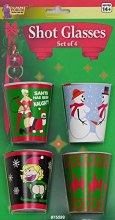 XXX-mas Shot Glass 4pk