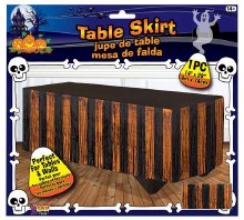 Table Skirt Orange/Black