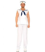 Navy Sailor White X-Large