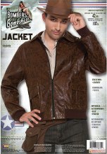 Bomber Jacket Brown One Size