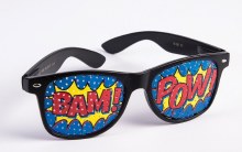 Glasses POW Pop Art